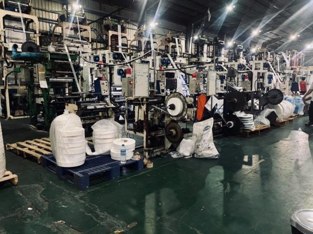 manufacturing of plastic bags