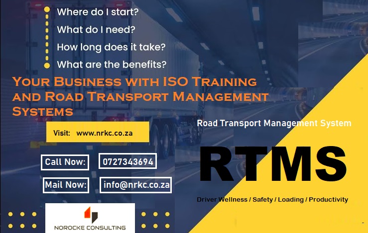 Road Transport Management System ISO Training Pretoria