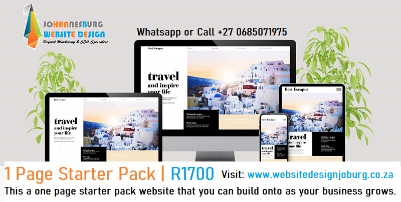 Upstate Johannesburg web design