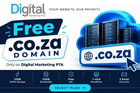 website hosting pretoria, gauteng, south arica