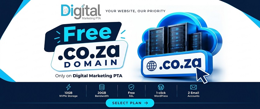 website hosting pretoria, gauteng, south arica